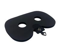 Godfrey Cuscino canottaggio uomo, 12 mm, impermeabile, antiscivolo, clip opzionale, Concept2, Peloton, Hydrow & Water Rower (nero)