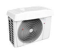 GODFSAHG Copertura per Aria condizionata, Copertura Superiore del Dispositivo Esterno, antiruggine Resistente alle intemperie Riduce i guasti elettrici Consente la circolazione dell'Aria 2