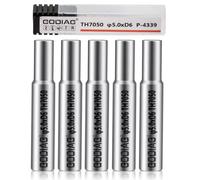 GODIAG Sonda tracciante HSS da 5 mm, 5 pezzi, 6 mm × 32 mm, strumento di tracciamento di precisione, compatibile con macchine serie SILCA Matrix