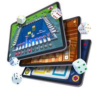 GoDice Full Pack - 6 dadi intelligenti connessi. Porta i migliori giochi di dadi di tutti i tempi al 21 ° secolo. Giochi educativi, divertenti e innovativi per familiari, amici, App gratuita.