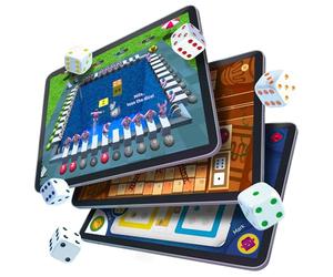 GoDice Full Pack - 6 dadi intelligenti connessi. Porta i migliori giochi di dadi di tutti i tempi al 21 ° secolo. Giochi educativi, divertenti e innovativi per familiari, amici, App gratuita.