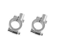 Godimg universale staffa specchietto manubrio M10,supporto specchietto manubrio moto,alluminio 2 x 0.98" (25 mm),per Kawasaki Suzuki ATV 4 ruote Quad Dirt Pit Pocket Bike Scooter
