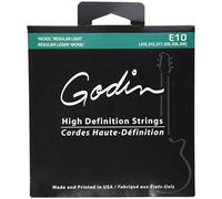 Godin chitarre 008964 E-10 Pure nickel Electric Strings, Light