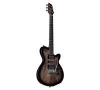 Godin xtSA Trans Black Flame - Chitarra elettrica Single Cut