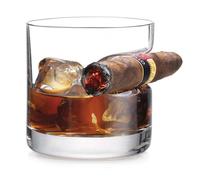 Godinger Gifts for Men Cigar Whiskey Glass Old Fashioned With Indent
