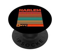 Goditi il design grafico alla moda di Harlem USA PopSockets PopGrip Adesivo