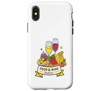 Goditi il festival del cibo del vino e del formaggio Custodia per iPhone X/XS