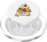 Goditi il festival del cibo del vino e del formaggio PopSockets PopGrip per MagSafe