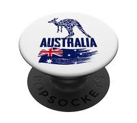 Goditi le fantastiche magliette grafiche con canguro australiano e fantastici disegni PopSockets PopGrip Adesivo