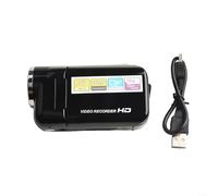 Goditi ogni momento Scopri la libertà di con una videocamera HD portatile facile da maneggiare, progettata proprio bene (nero)