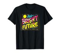 Goditi un futuro luminoso con questa fantastica grafica Maglietta