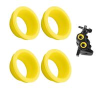 GodLOL Anelli colorati per pinza Magura MT5 MT7, 4 pezzi, leggeri per freno della bicicletta, diversi colori per personalizzazione (giallo)