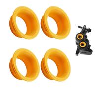 GodLOL Anelli colorati per pinza Magura MT5 MT7, 4 pezzi, leggeri per freno della bicicletta, diversi colori per personalizzazione (arancione)