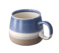 Godneei Coupe en Céramique Tasse Tasse Café Bleue 400 ML un Cadeau D'anniversaire