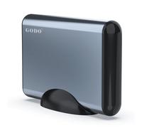 GODO Adattatore da SAS a USB 3.0, docking station per disco rigido per SSD SAS/SATA HDD da 2,5/3,5", con indicatore luminoso, adattatore di alimentazione, plug and play, supporta UASP Trim