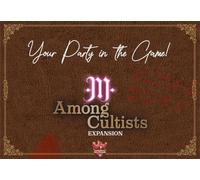 Godot Games|Among Cultists Your Party in the Game|Gioco da tavolo|Da 12 anni|Numero di giocatori:4-8|Durata del gioco: 30 minuti|Inglese