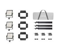 Godox 3 Litemons + Accessori - Kit LP400Bi-K3 nero