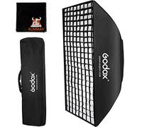 GODOX 60x90 cm pieghevole fotografico illuminazione Soft Box Rettangolare Softbox con Griglia a nido d'ape Bowens per Portrait Studio Blitz Speedlite