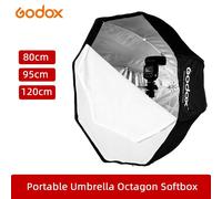 Godox 80 cm 95 cm 120 cm Softbox ottagonale portatile Ombrello Brolly Riflettore per Studio Strobe Flash Flash