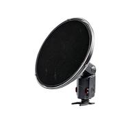 Godox - AD-S3 Beauty Dish con Griglia AD-S4 per Witstro Speedlite Flash AD180 / AD360 + Supporto di Flash (Montaggio Bowens) di Nuovo Formulario S Hoof, Supporto per Flash Speedlite Softbox Snoot Godox V850 / V860 C / AD360 / Canon 580EX II / Nikon SB 430EX / 430EX / Yongnuo 800 568 EX II ecc. (Riflettore con griglia)., D1164