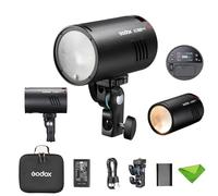 Godox AD100 Pro II AD100Pro II da 100Ws Flash, 490 lampi a piena potenza, tempo di ricarica 0,01-1,5 secondi, luce pilota LED da 2W, HSS 1/8000s, wireless 2.4G, flash portatile per fotocamere DSLR