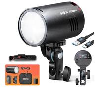 Godox AD100 Pro II Flash, flash tascabile AD100PROII, 100 Ws TTL/M/Multi-funzioni, sistema radio X 2,4 GHz, sistema 1/8000HSS, 0,01-1,5 s, 490 flash a piena potenza Godox AD100pro II Flash