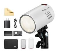 GODOX AD100Pro - Kit flash compatto TTL HSS leggero portatile 100 W, colore: Bianco