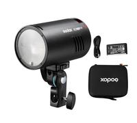 Godox AD100ProII Flash da studio TTL da 100 W, HSS a 1/8000 s, tempo di ricarica 0,01-1,5 s, con luce pilota da 2 W, zoom 28-85 mm, 490 flash a piena potenza, batteria integrata da 2850 mAh