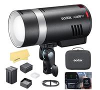 GODOX AD300 Pro II AD300Pro II 2.4G TTL1/8000 HSS 300W Flash per Esterni,Batteria 14,4V/2600mAh,Riciclo 0,01-1,5s,1,2kg,16 Gruppi Colori,350 Full Power Pop per Canon Sony Nikon Fuji Olympus Panasonic