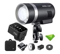 GODOX AD300Pro Flash esterno all-in-one con trigger X3-S TTL 300 W 2,4 G 1/8000 s HSS Flash stroboscopico Batteria al litio da 2600 mAh Compatibile per fotocamere Canon Nikon Sony Fuji Olympus