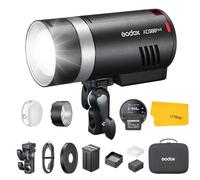 GODOX AD300Pro II AD300 Pro II Flash per Esterno, 300Ws TTL HSS 1/8000s Flash Portatile Monoluce, Batteria 2600mAh, Tempo di Ricarica 0.01-1.5s, Sincronizzazione One Tap con Trigger X3