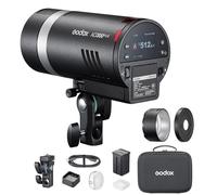 Godox AD300ProII - Flash per esterni, 300 W, 2,4 G, TTL, tempo di ricarica da 0,01 a 1,5 s, 1/8000s, 16 gruppi di colori, 350 flash a piena potenza con 12 W HSS, Bi-Color (2800 K-6000 K), luce di