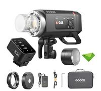 GODOX AD400 PRO II AD400PRO II Flash 400WS con grilletto X3-C per canone, GN72, lampada di modellazione a due colori 30W, 460 Flash di potenza completa, 0,01-1s di riciclo, luce strobe per canon