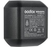 Godox AD400Pro ricambio Batteria WB400P Compatibile con Godox AD400 Pro Studio Flash strobo con DC 21.6V 2600mAh 56.16Wh High Performance Litio Foto accessori accessori ...