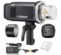 Godox AD600BM II AD600BMII - Flash da esterno manuale HSS, 500 flash a pieno carico, 40 W, LED da modellare, pannelli di controllo a colori, batteria al litio da 10,8 V/8940 mAh, con supporto Bowens