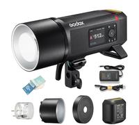 GODOX AD800Pro Strobe Flash Outdoor 800Ws, Flash Esterno Professionale GN110 TTL HSS 1/8000s, Lampada Modellante Bicolore 40W, Tempo di Ricarica 0,01-1,5s, con Batterie al Litio
