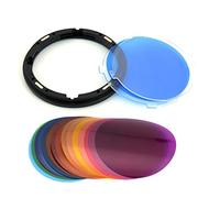 Godox AK-R16 - Set diffusori con gel effetto colore V11C per Godox V1-C, V1-N, V1-S Speedlite, AD200, AD200PRO con testa flash H200R (15 colori, 30 pezzi)
