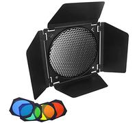 Godox BD-04 Barn Door con Griglia a Nido d'ape per Riflettore Standard da7"
