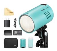 GODOX Blue AD100Pro it Strobe Light Photography, 100 Ws 2.4 G Wireless HSS 1/8000s Outdoor Flash Light,2600 mAh batteria 0.0, per fotocamera e diffusore