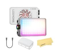 Godox C30 BI 30W LED Video Light, CCT 2800K-6500K Bicolore, CRI Elevato 94+, TLCI 96+, Batteria Integrata 3350 mAh, Dimmerabile, per Studio, Ritratto, Fotografia e Illuminazione Video