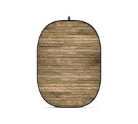 Godox CBA-WW - Fondale pieghevole - Parete di legno No. 4