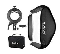 Godox - Diffusore softbox pieghevole da 80 x 80 cm, con supporto Godox S2 S-Type per Godox V1, AD200Pro, AD400Pro, TT350,V860II