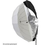 Godox DPU-130BS tessuto riflettente argento/nero per ombrellone parabolico