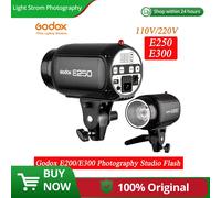 Godox E250 250Ws E300 300Ws Studio fotografico Flash stroboscopico Flash Speedlite Lampada Testa luminosa Evidenzia 110 v/220 v