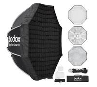 Godox EazyFlow Octa - Softbox ottagonale a sgancio rapido, 150 cm, installazione rapida, con supporto Bowens, softbox pieghevole con borsa per il trasporto, per studio di streaming e fotografia