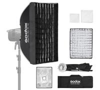 Godox EazyFlow Rect Softbox rettangolare 60 x 90 cm / 23,6 x 35,4 pollici a sgancio rapido Bowens Mount Softbox portatile con griglia diffusore e borsa per il trasporto forLE200BI LE300BI SK400 MS300