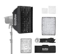 Godox EazyFlow Rect - Softbox rettangolare con diffusore, griglia e borsa per il trasporto, softbox portatile facile da montare, per LE200BI, LE300BI, SK400, MS300, AD600