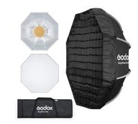 Godox EazyFlow Softbox ottagonale pieghevole, 65 cm | Diffusore di luce Bowens a sgancio rapido, scatola leggera portatile morbida per flash AD300Pro e studio