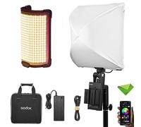Godox FH50Bi Luce LED portatile flessibile con kit portatile ML-AK + lanterna FP50, bicolore 2800K ~ 6500K CRI≥97 TLCI≥97, 11 effetti luci FX, controllo wireless/APP 2.4G, luce LED per Youtube ecc.