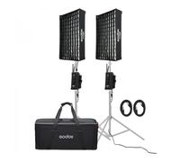 GODOX FL100-K2 - 2 pannelli a led flessibili FL100 con supporto e borsa - Nouvo